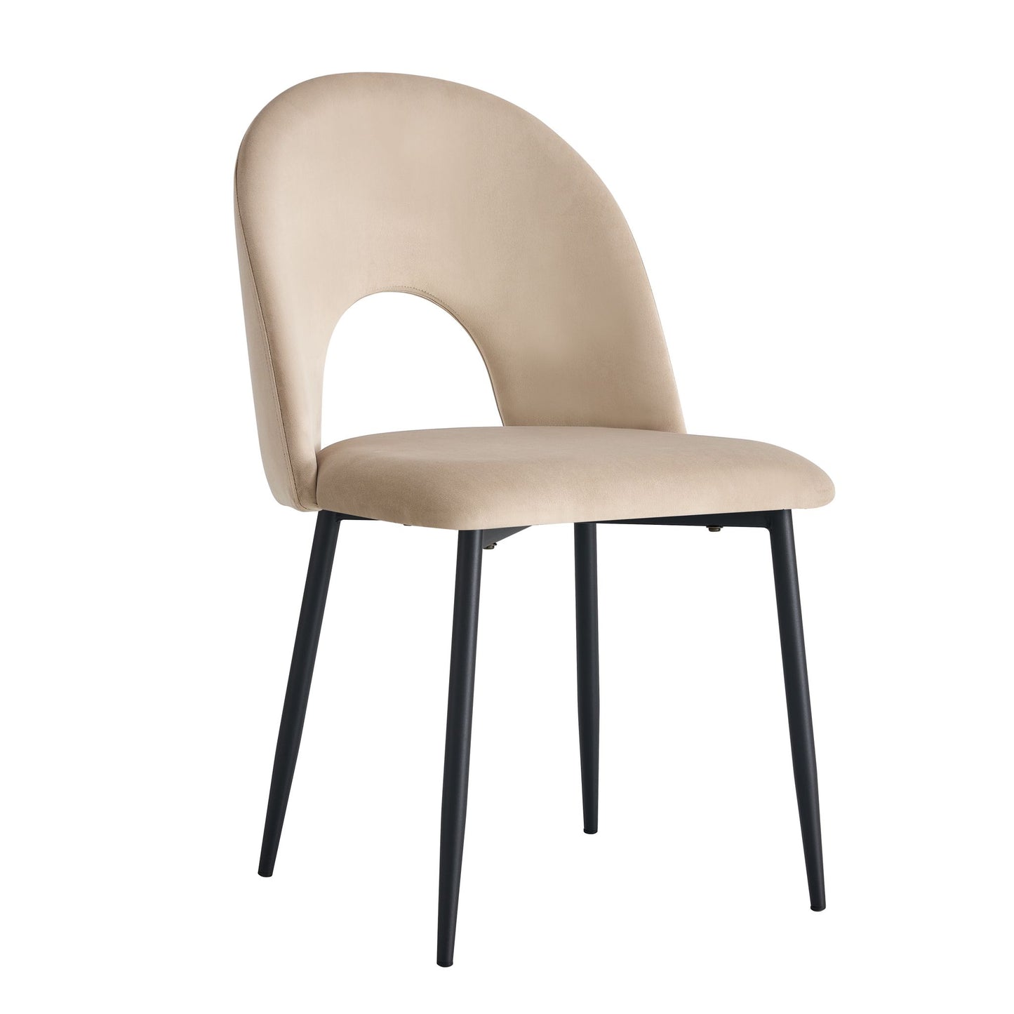 Chaise Teddy pied noir