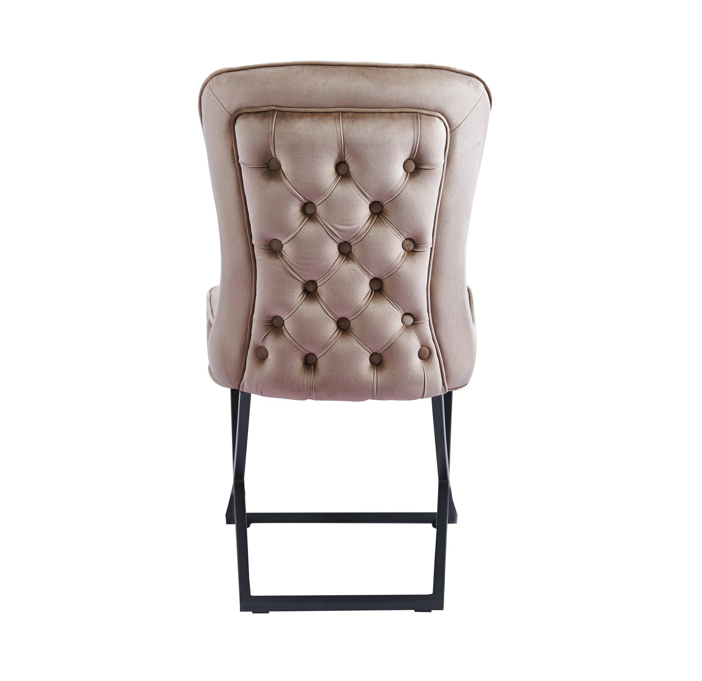 Chaise Gabriel pied noir/argent/or