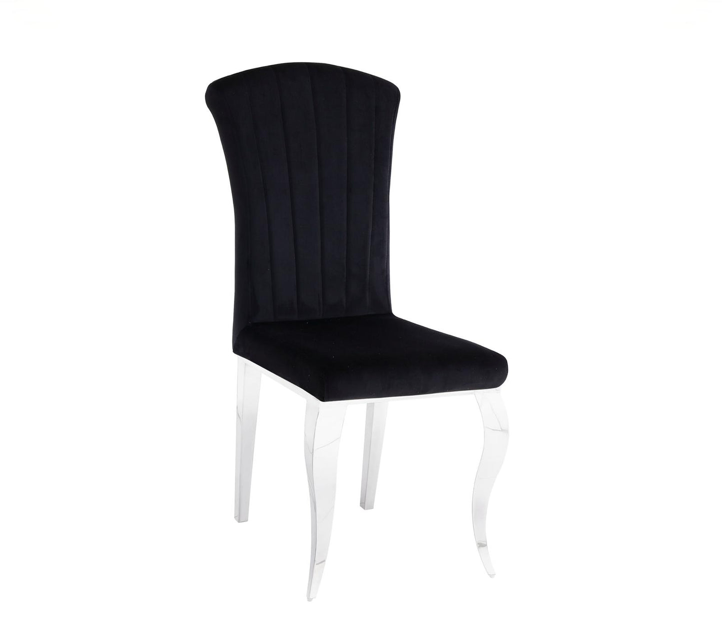 Chaise Louis pieds argenté