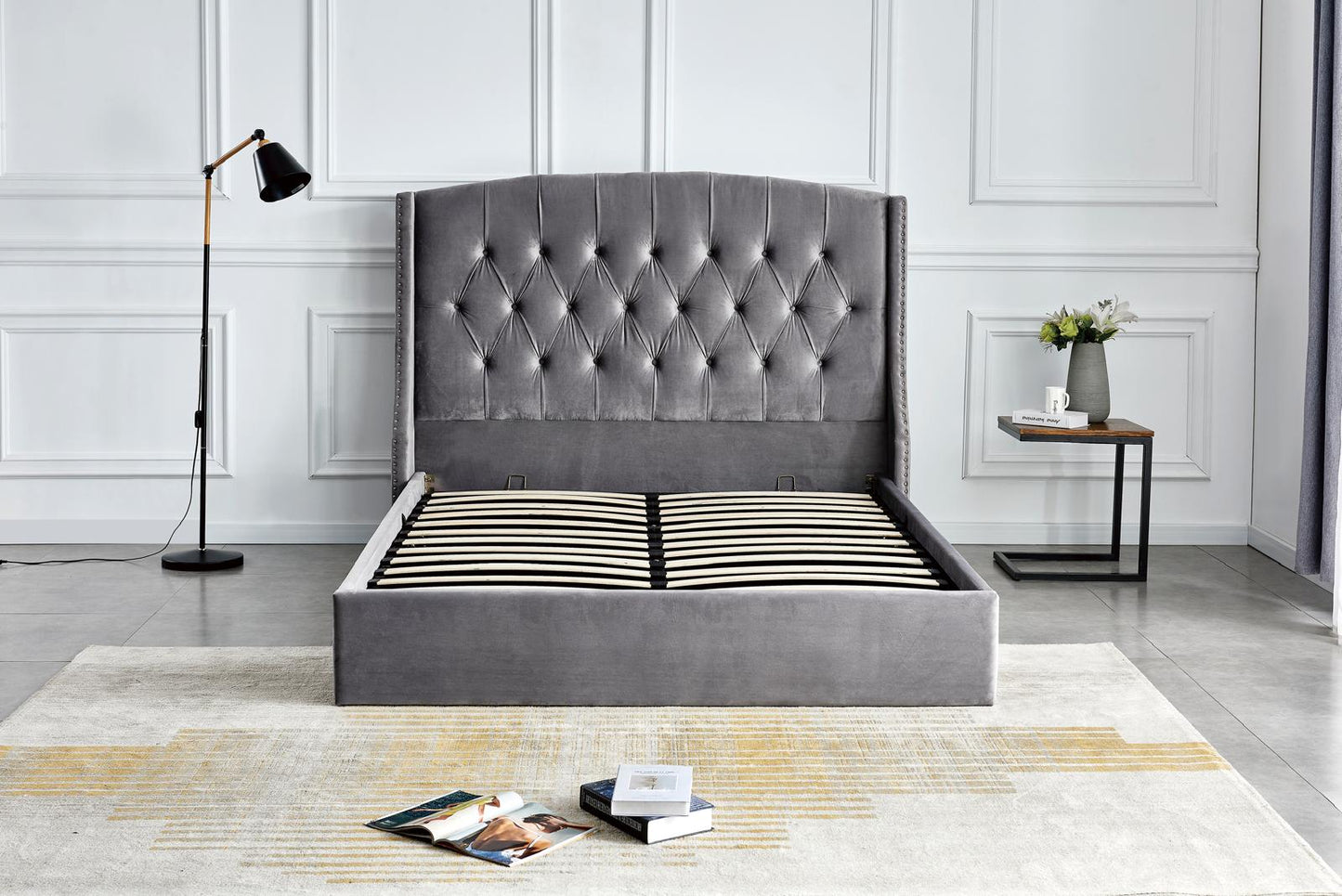 Lit Coffre Sultan Capitonne