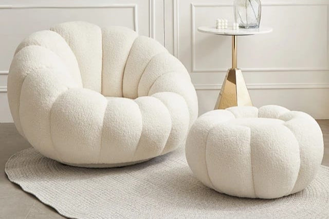 Fauteuil + Pouf Cozy (canapé)