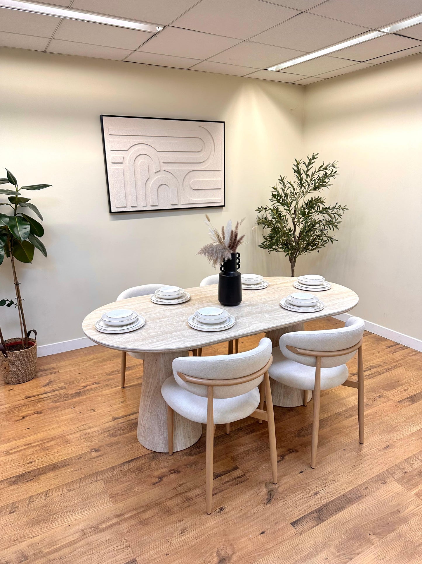 Chaise Boheme pieds couleurs hêtre tissu velours