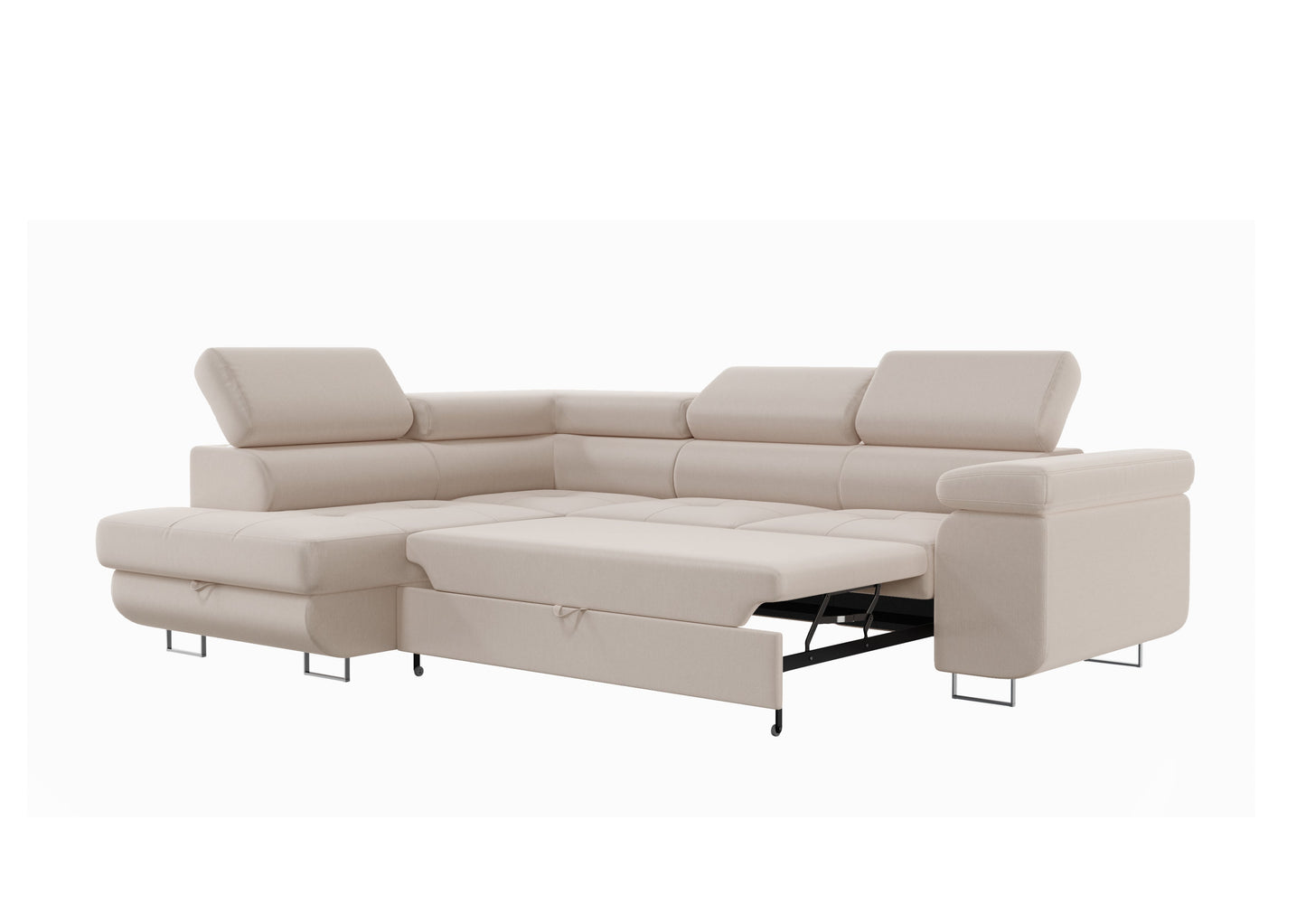 Canapé d'Angle Convertible AUGUST Beige