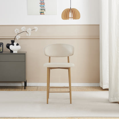 Chaise de bar Boheme pied couleur hêtre