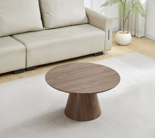 Table basse bois noyer Elisa 80cm