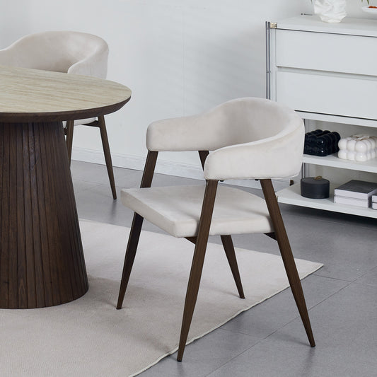 Chaise Lisa couleur noyer