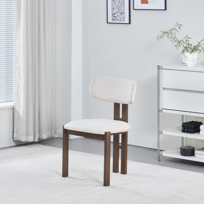 Chaise Paulina pied couleur bois