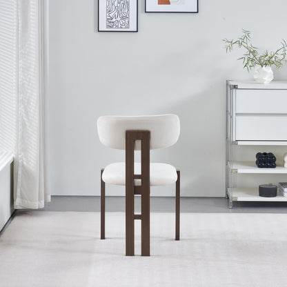 Chaise Paulina pied couleur bois