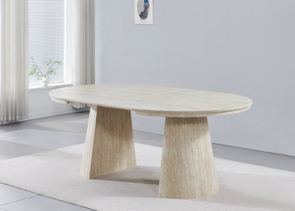 Table de séjour Lea extensible Travertin
