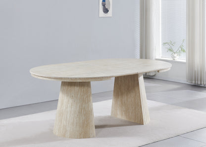 Table de séjour Lea extensible Travertin