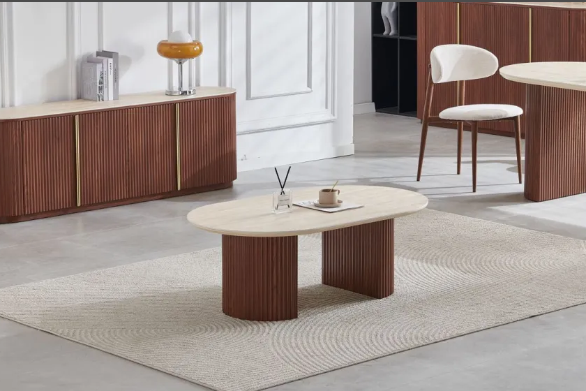 Table basse calypso bi colore