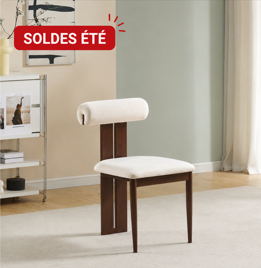 Chaise Sophie pieds couleurs bois