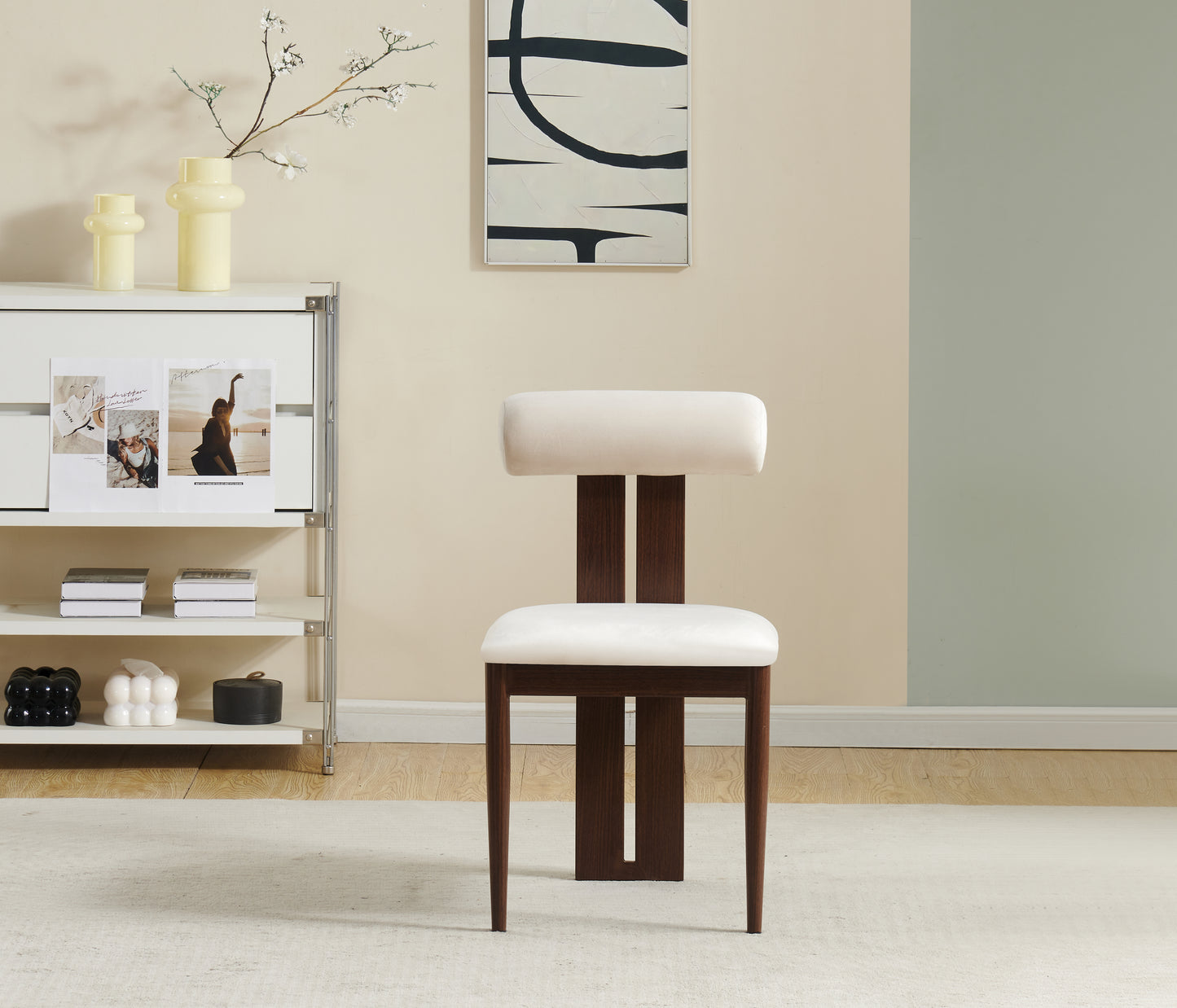 Chaise Sophie pieds couleurs bois