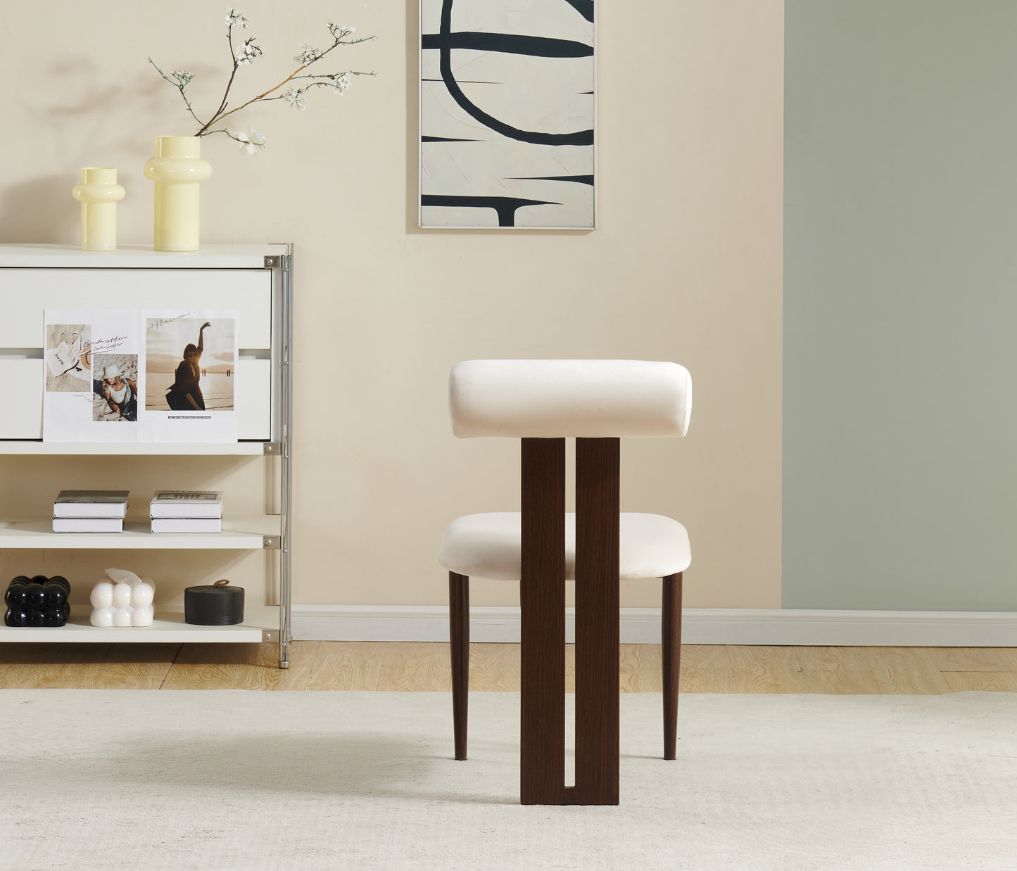 Chaise Sophie pieds couleurs bois