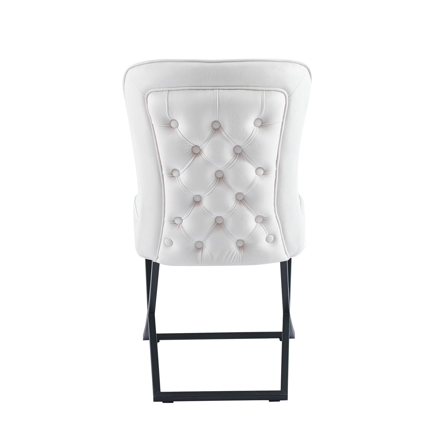 Chaise Gabriel pied noir/argent/or