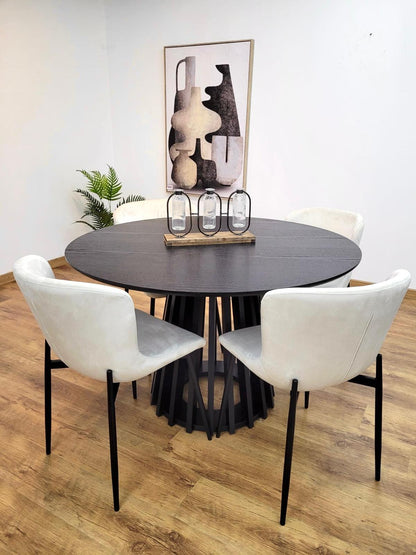 Chaise Nino pieds noir