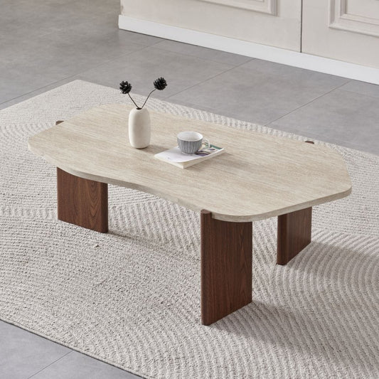 Table basse Zora bicolore organique