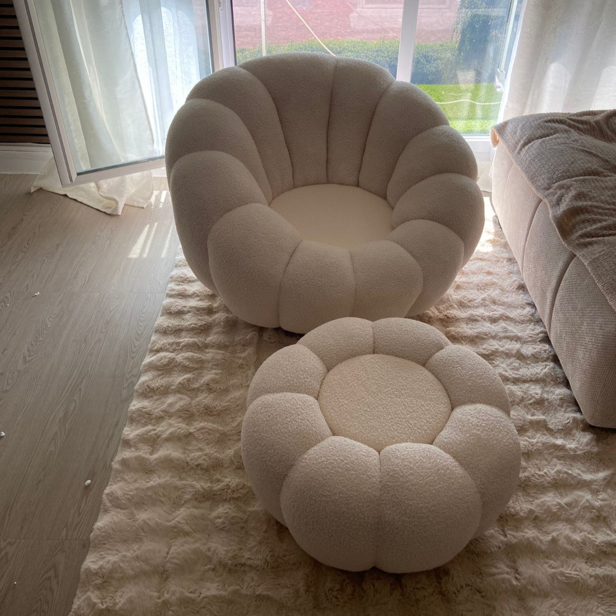 Fauteuil + Pouf Cozy (canapé)