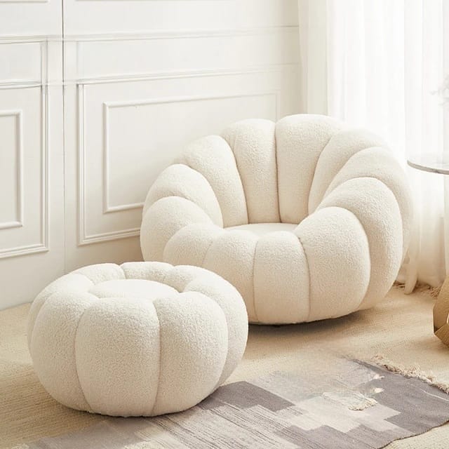Fauteuil + Pouf Cozy (canapé)