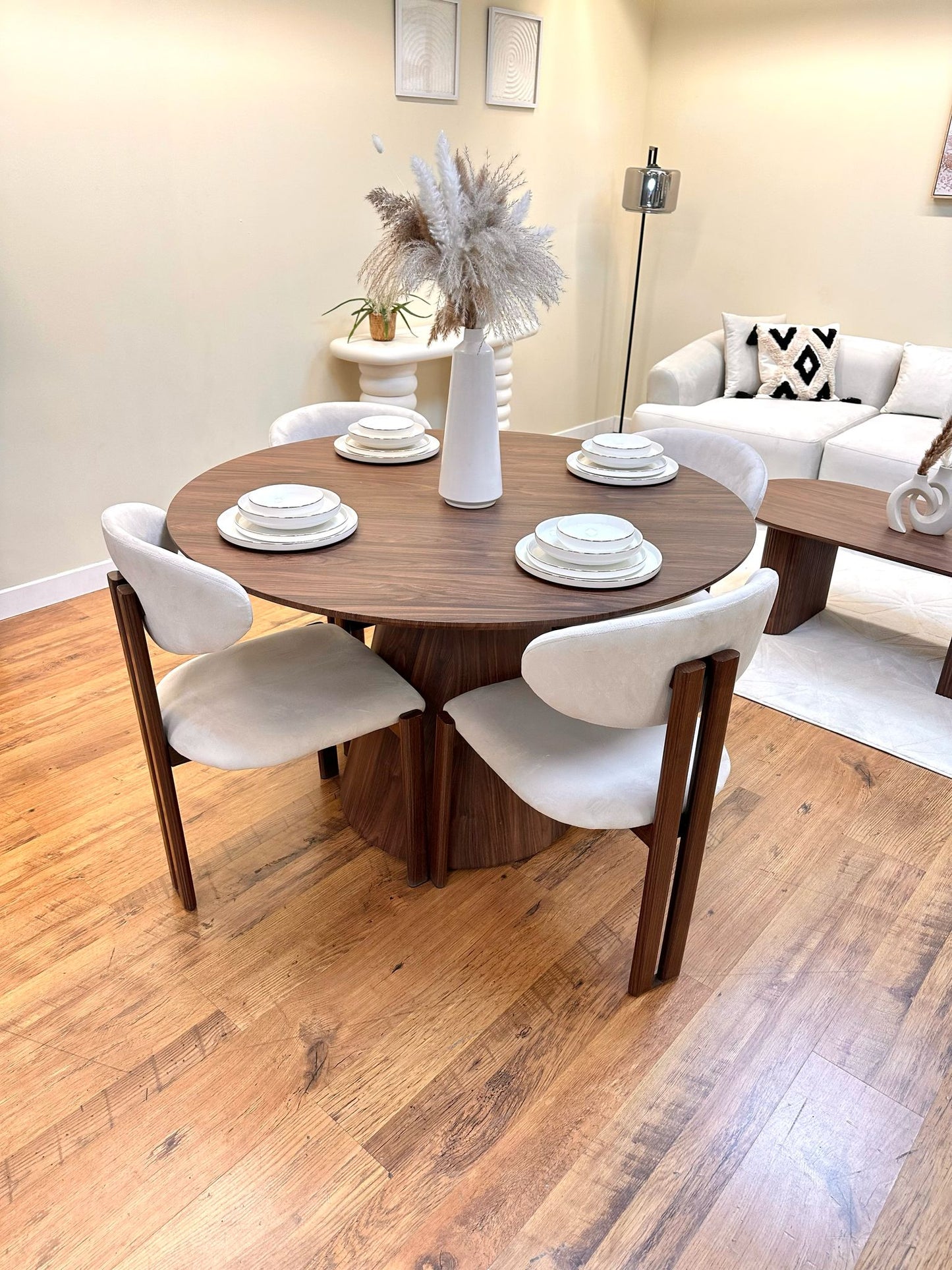 Chaise Paulina pied couleur bois