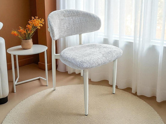 Chaise Boheme pied beige tissu marbella beige