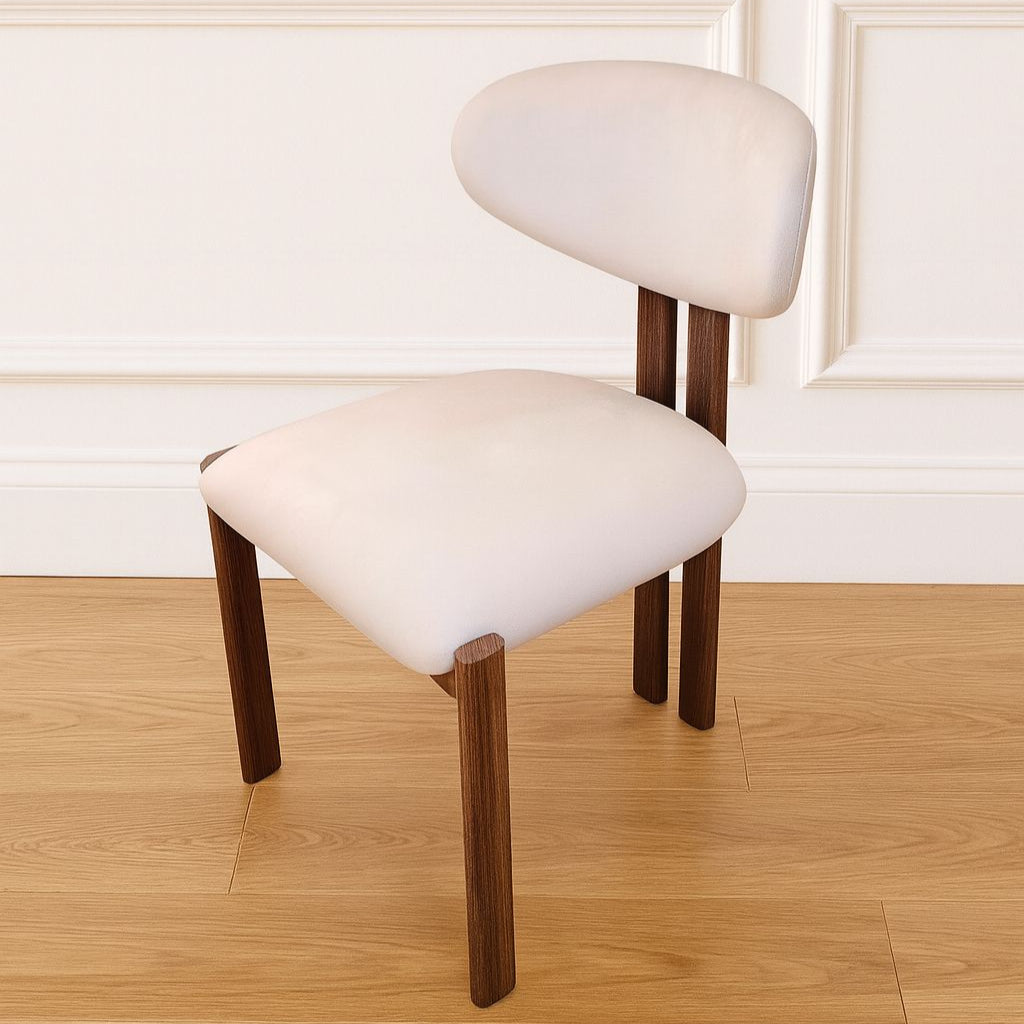 Chaise Paulina pied couleur bois