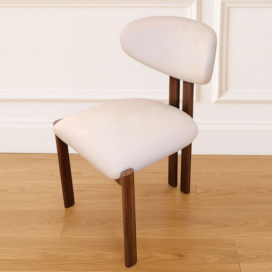 Chaise Paulina pied couleur bois