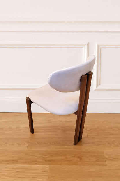 Chaise Paulina pied couleur bois