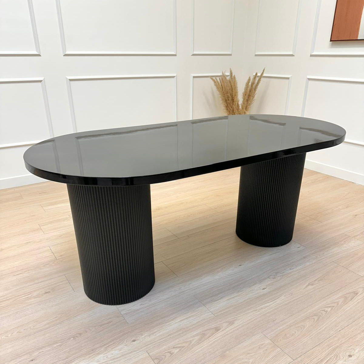 Table de séjour Tino noir brillant