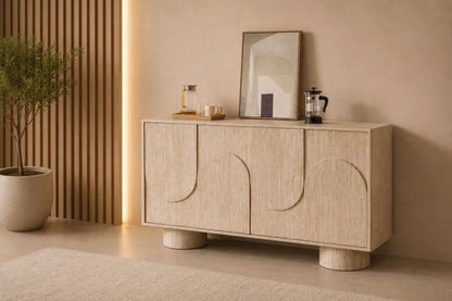 Buffet Pera couleur travertin